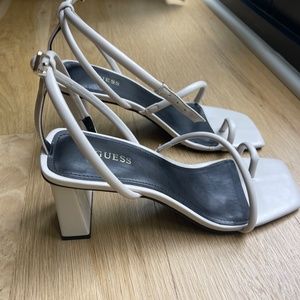 Guess Women's Aubrea Dress Sandals - White